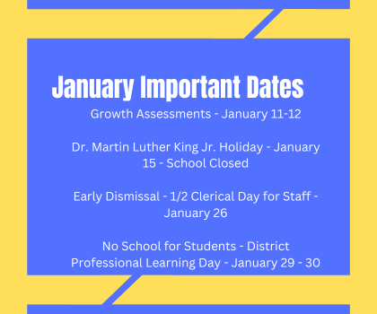  January Important Dates